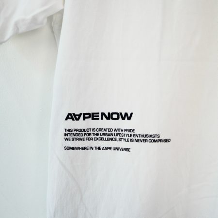 (L) Polo Bape Aape White/ Authentic - Hình ảnh 6