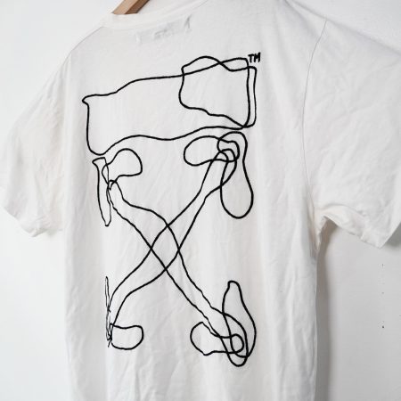 (XL) Off White Embroided/ Authentic - Hình ảnh 3