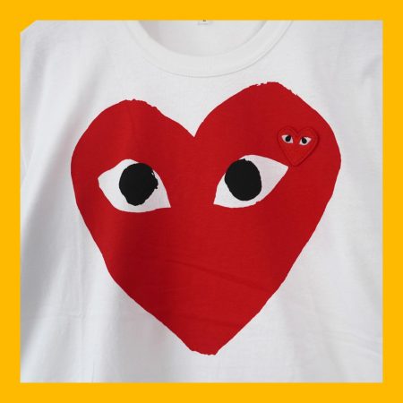 (L) CDG Heart Red SS2024 / Authentic - Hình ảnh 2