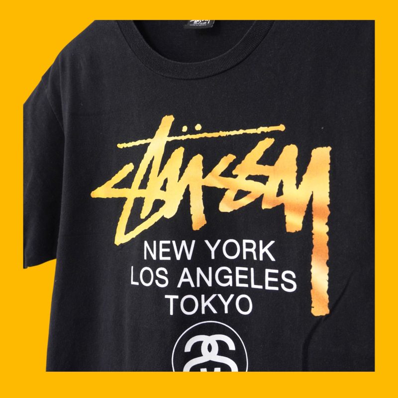 (L) World Tour Stussy Gold / Authentic - Hình ảnh 3