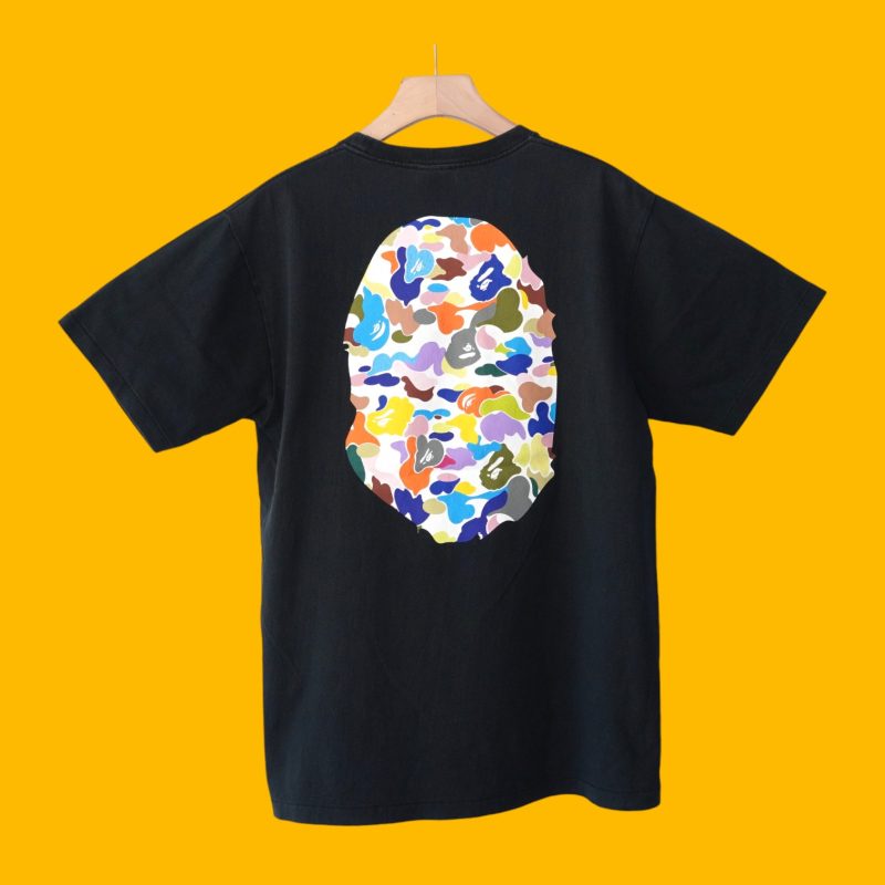 (L) Bape Big Head Mutilcolour / Authentic - Hình ảnh 2