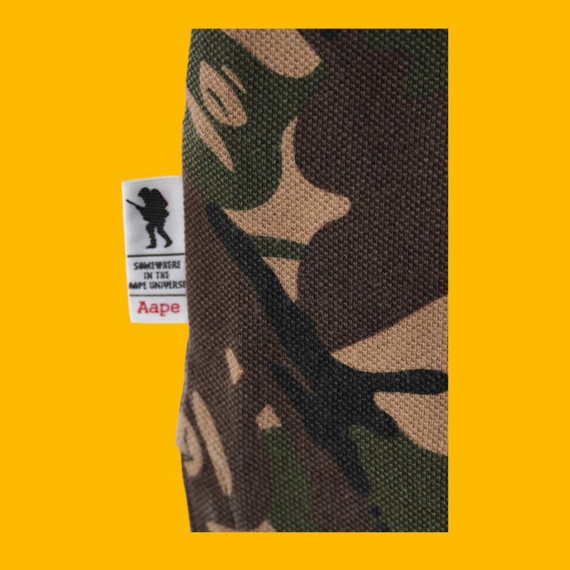 (L) Polo Camo Bape Aape / Authentic - Hình ảnh 4