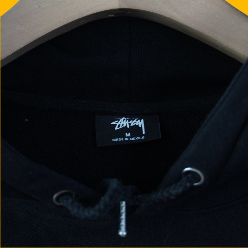 (L) Stussy Embroided Hoodie / Authentic - Hình ảnh 4