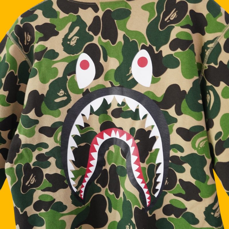 (L) Bape Sweater OG Green Shark/ Authentic - Hình ảnh 3