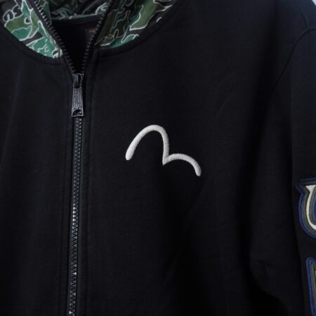 (L) Evisu Hoodie Fullzip / Authentic - Hình ảnh 4