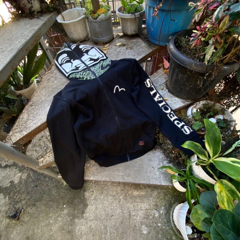 (L) Evisu Hoodie Fullzip / Authentic - Hình ảnh 3