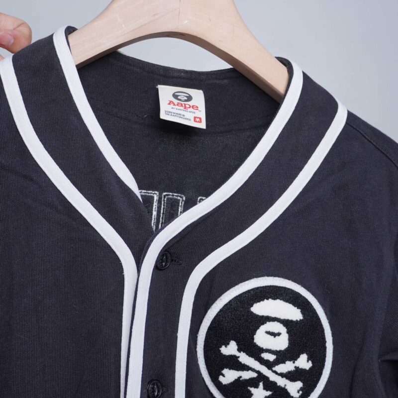 Bape Aape Jersey Baseball/9.5/fit L - Hình ảnh 2