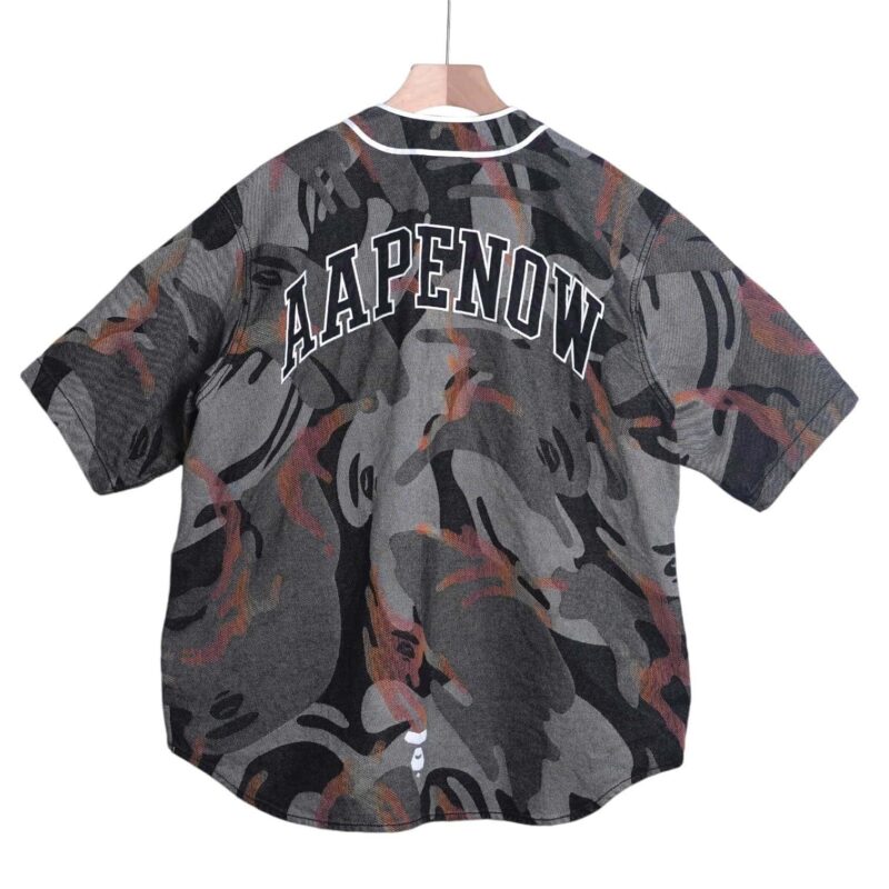 [Set] Denim "DOPE" Bape Aape Jersey/ Authentic/9.5/L - Hình ảnh 2