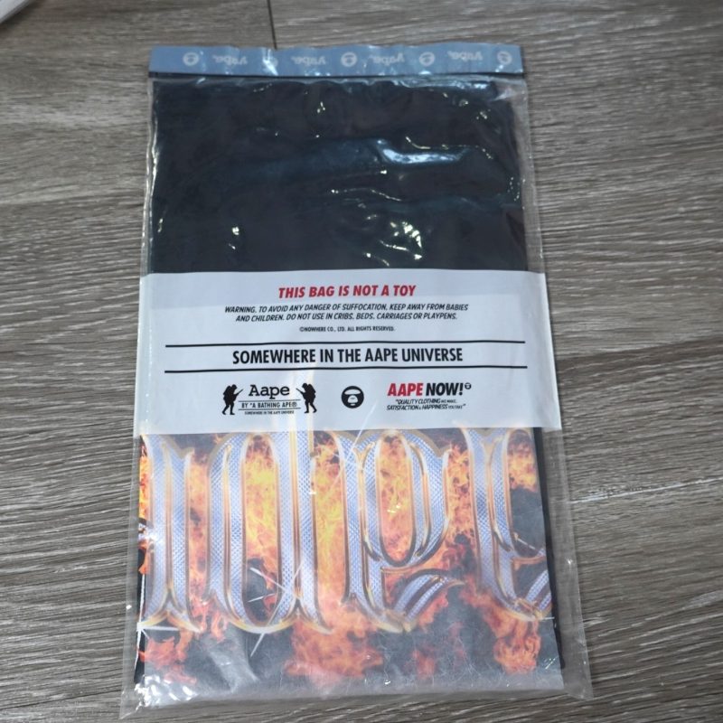 (XL)(NEW) AAPE BABE FLAME / Authentic - Hình ảnh 7