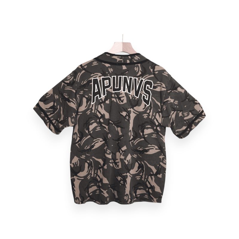 (L) Bape Aape Jersey Camo / Authentic - Hình ảnh 2