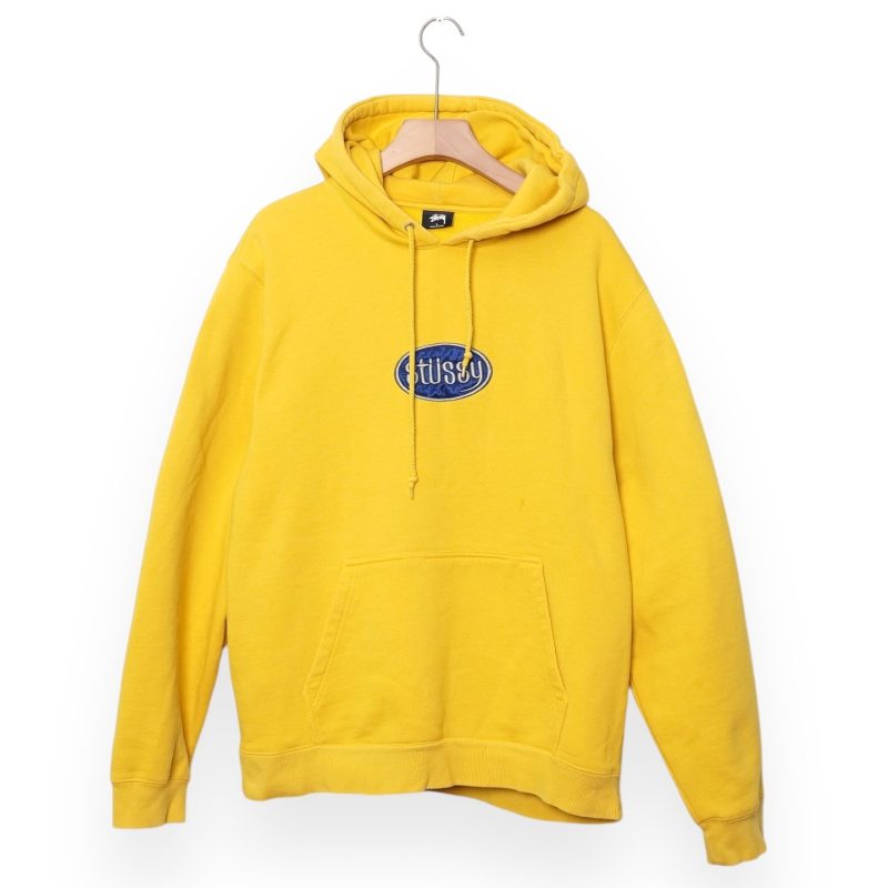 (L) Stussy Hoodie Embroided/ Authentic