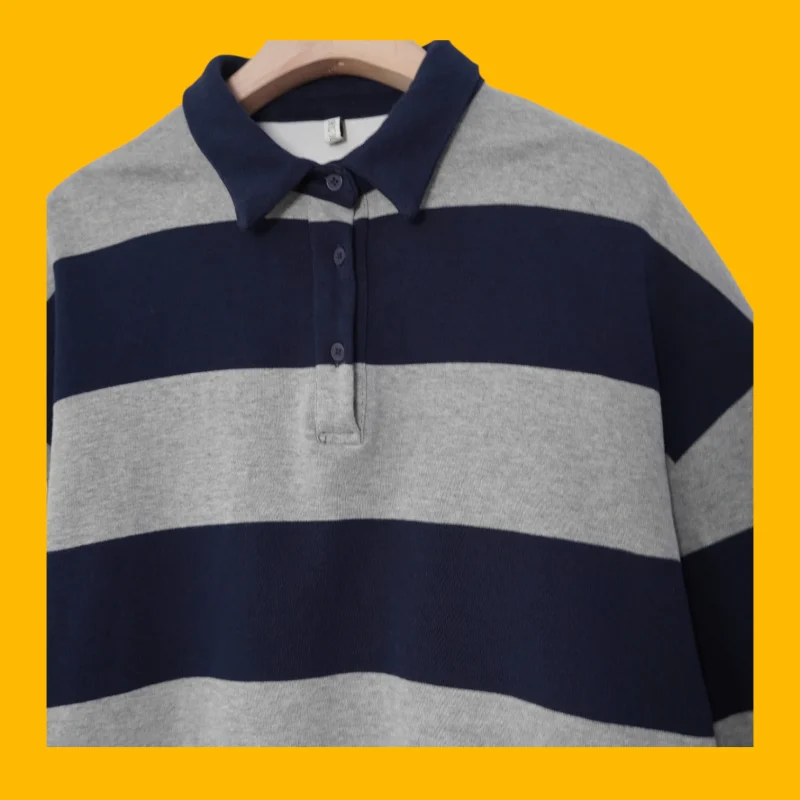 (XL) Hum Polo Sweatshirt / Authentic - Hình ảnh 4