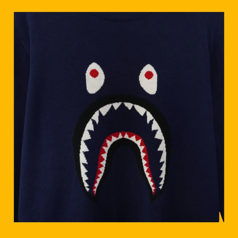 (XL) Knit Bape Shark Cực Hiếm / Authentic - Hình ảnh 3