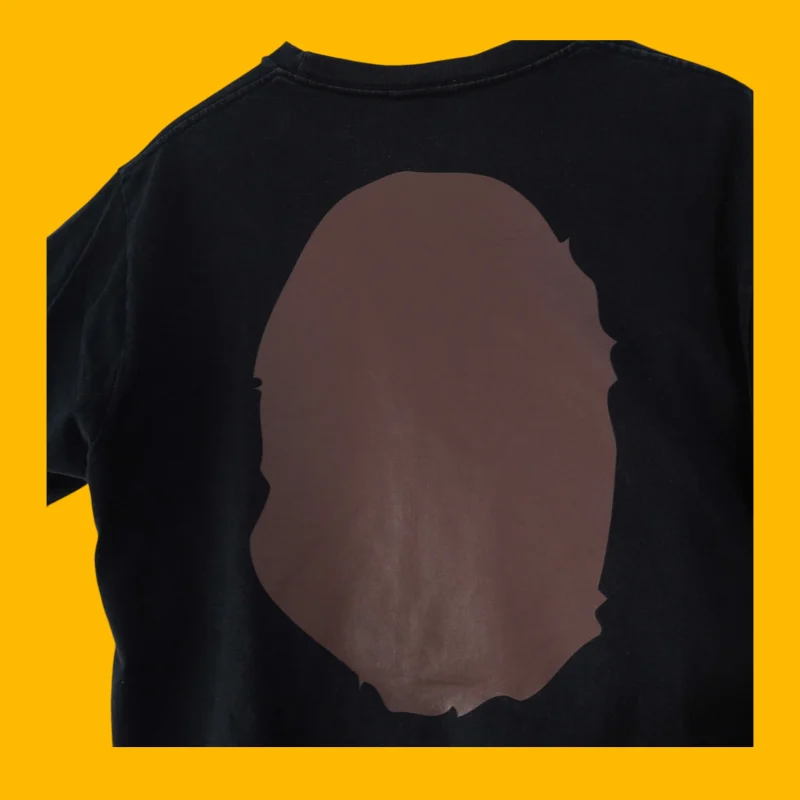 (L) Bape Big Head Brown / Authentic - Hình ảnh 3