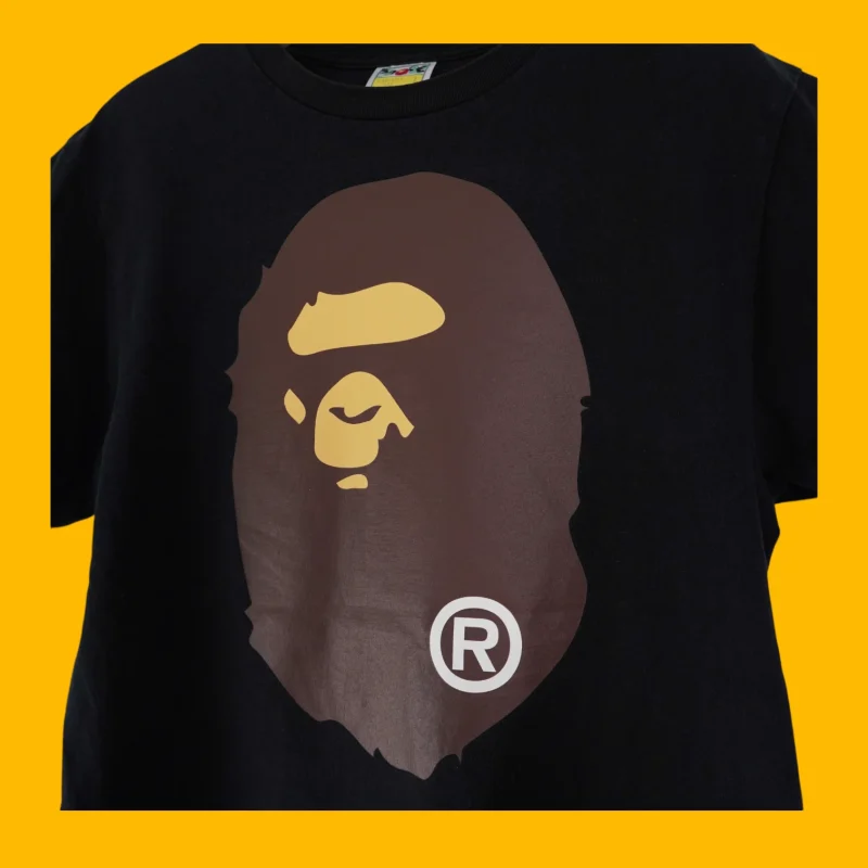 (L) Bape Big Head Brown / Authentic - Hình ảnh 6