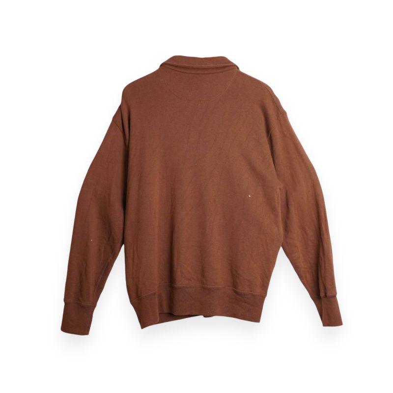 (L) Uniqlo Polo Sweater Mocha/ Authentic - Hình ảnh 2