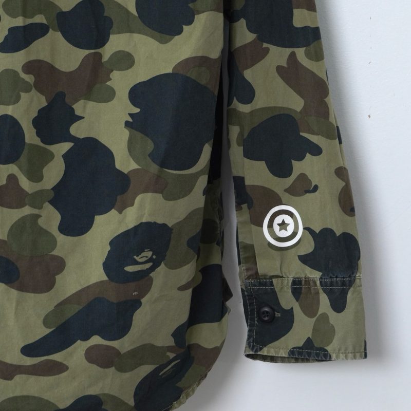 (XL) Bape Camo Green Shark Fullzip / Authentic - Hình ảnh 4