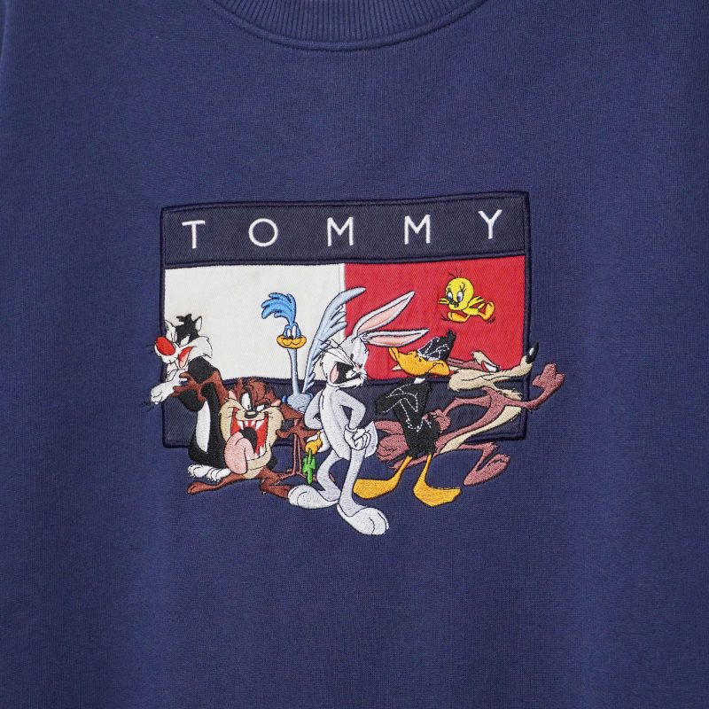 (XL) Tommy x Cartoon Looney Sweatshirt / Authentic - Hình ảnh 3