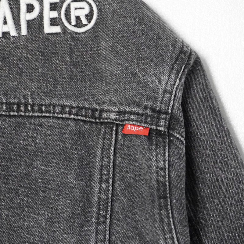 (L) Denim Boxyfit Aape Bape Type 3 / Authentic - Hình ảnh 4