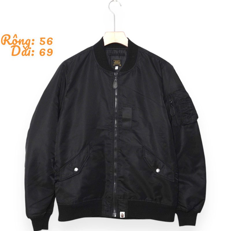 (L) Bomber Bape Basic Ma-1 / Authentic