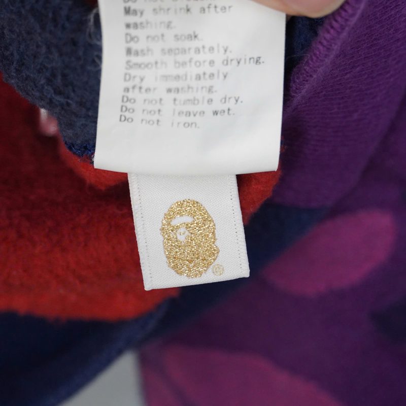 (M) Bape Hoodie Camo Mutil Colour/ Authentic - Hình ảnh 6