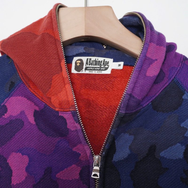 (M) Bape Hoodie Camo Mutil Colour/ Authentic - Hình ảnh 3