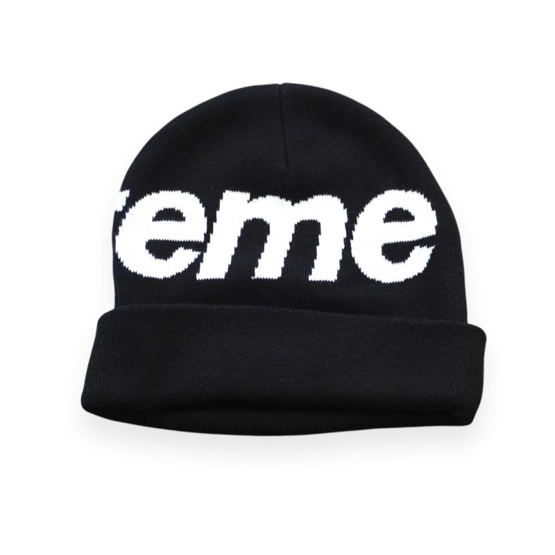 Supreme Big Logo Beanie Fw23 / Authentic