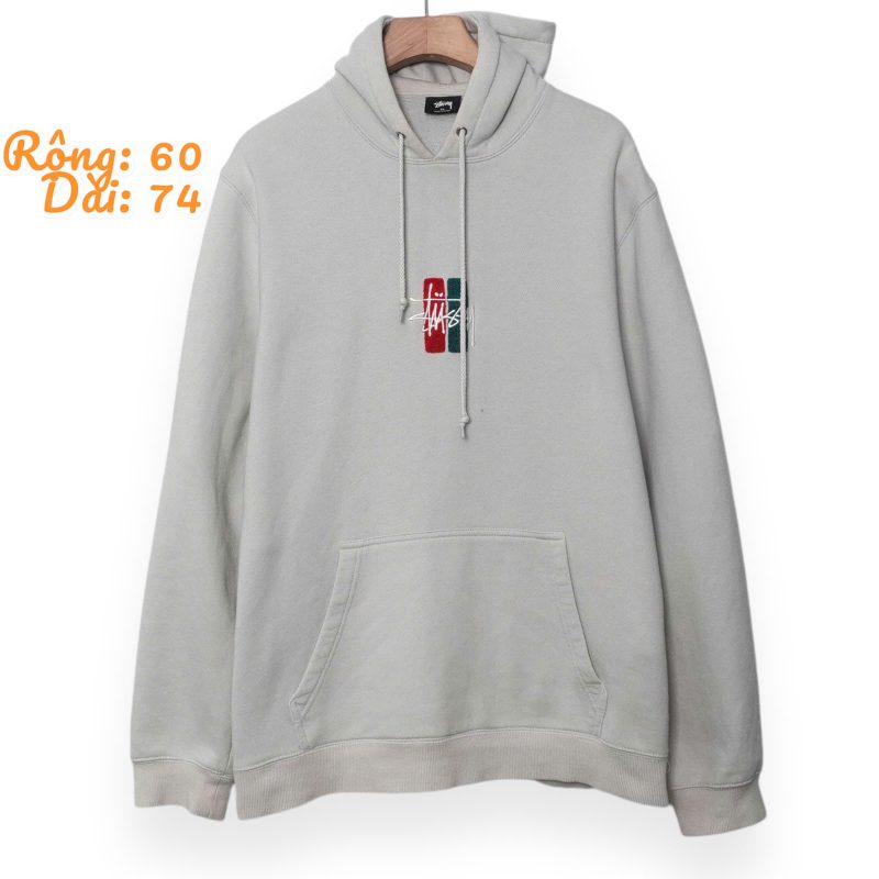 (L+) Stussy Hoodie Logo / Authentic