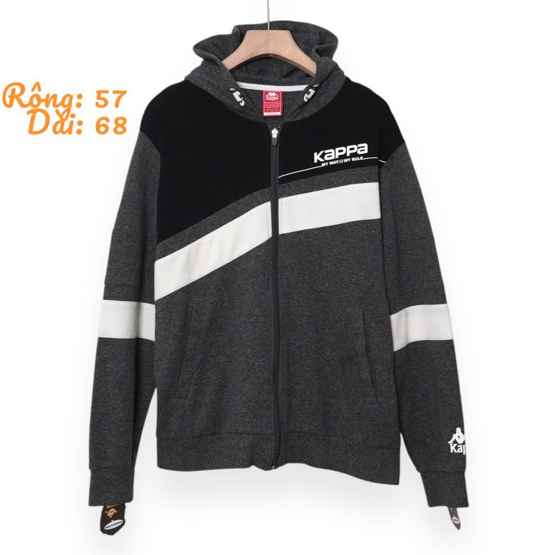 (L) Kappa Hoodie Zip / Authentic