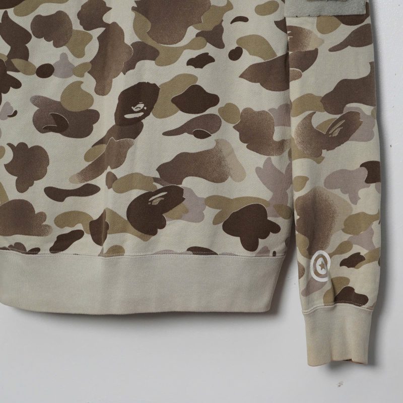 (fit L) Bape Camo Brown Shark Fullzip / Authentic - Hình ảnh 10