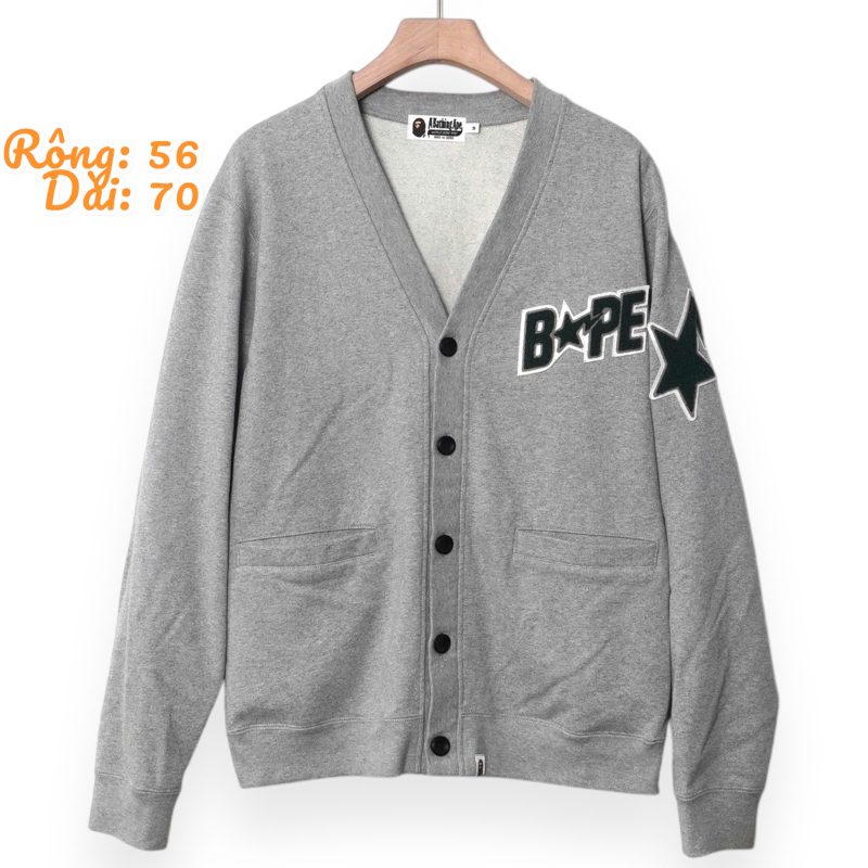 (fit L) Bape Cardigan Sweat  / Authentic