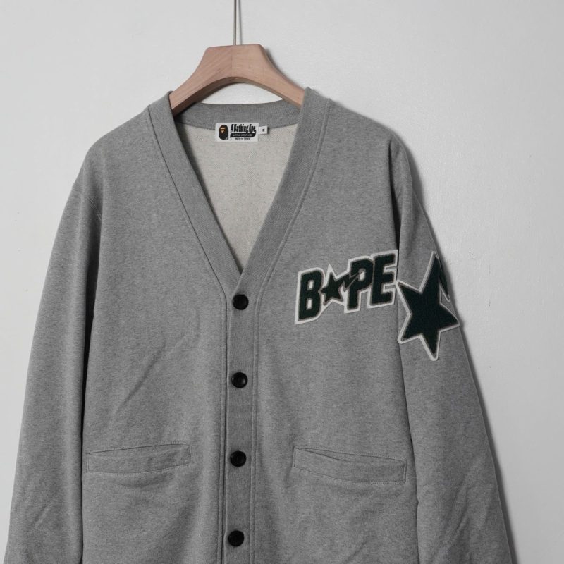 (fit L) Bape Cardigan Sweat  / Authentic - Hình ảnh 8