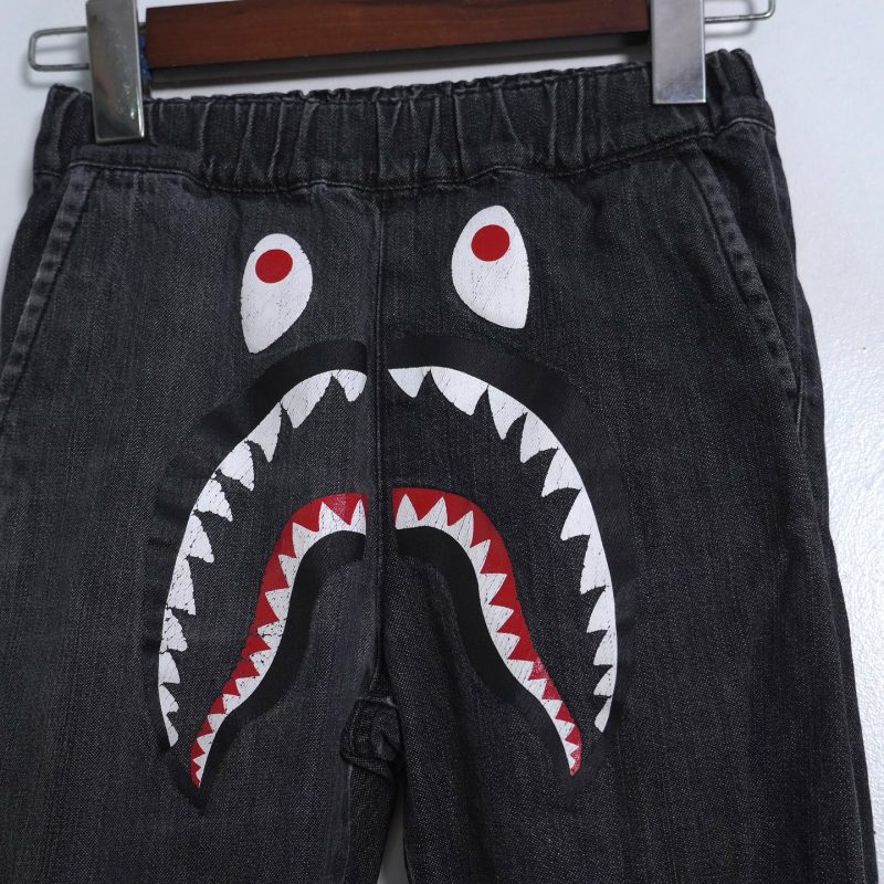 (KID-120) Bape Denim Shark / Authentic - Hình ảnh 4