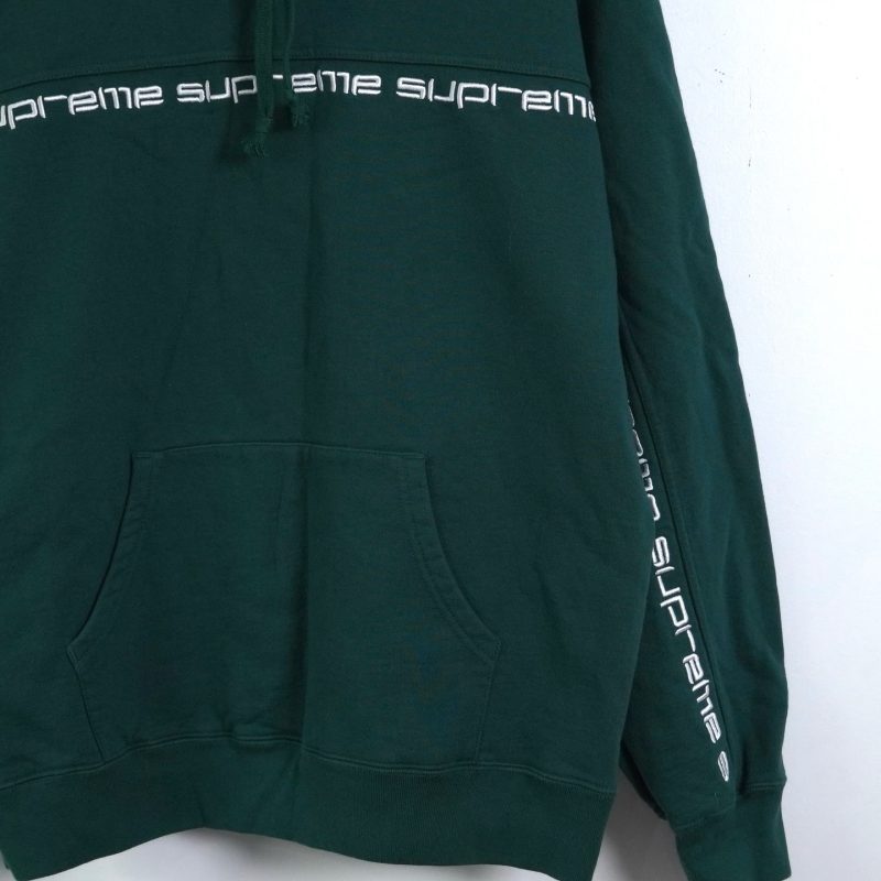 (L) Supreme Hoodie Script / Authentic - Hình ảnh 6