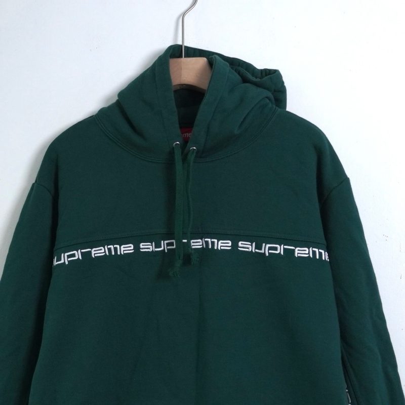 (L) Supreme Hoodie Script / Authentic - Hình ảnh 3