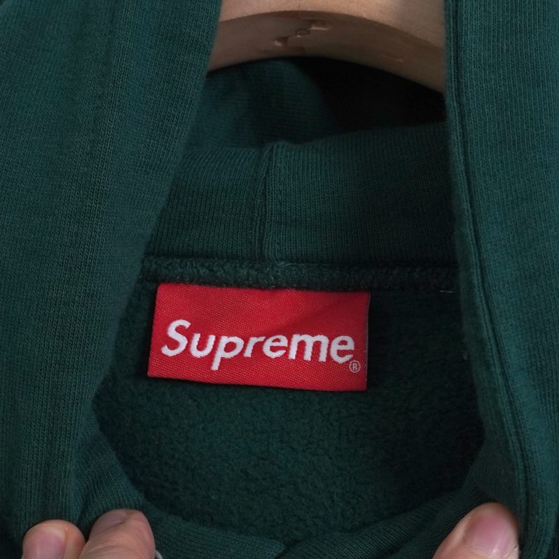 (L) Supreme Hoodie Script / Authentic - Hình ảnh 8