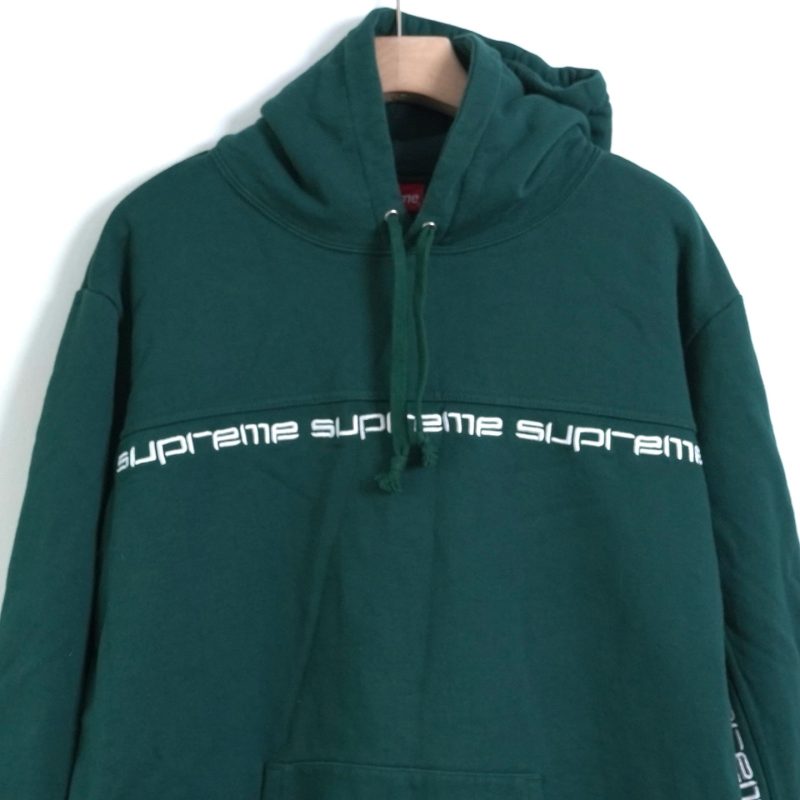 (L) Supreme Hoodie Script / Authentic - Hình ảnh 7