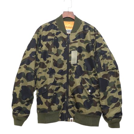 (L) BAPE Bomber Ma-1 Full Camo/ Authentic