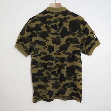 (L) ABathing Ape shark Polo camo - Hình ảnh 8