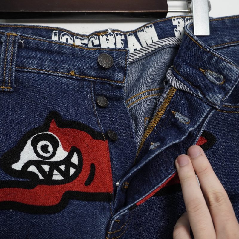 (32) Denim BBC IceCream Running Dog /9.5 - Hình ảnh 2