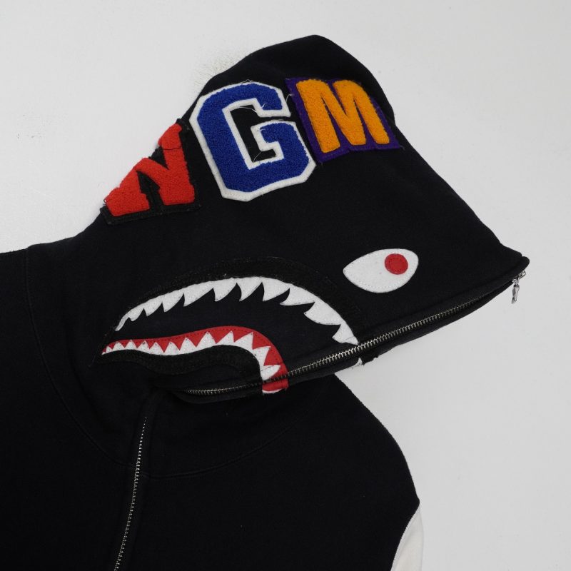 Bape Shack Hoodie Varsity Jacket - Hình ảnh 3