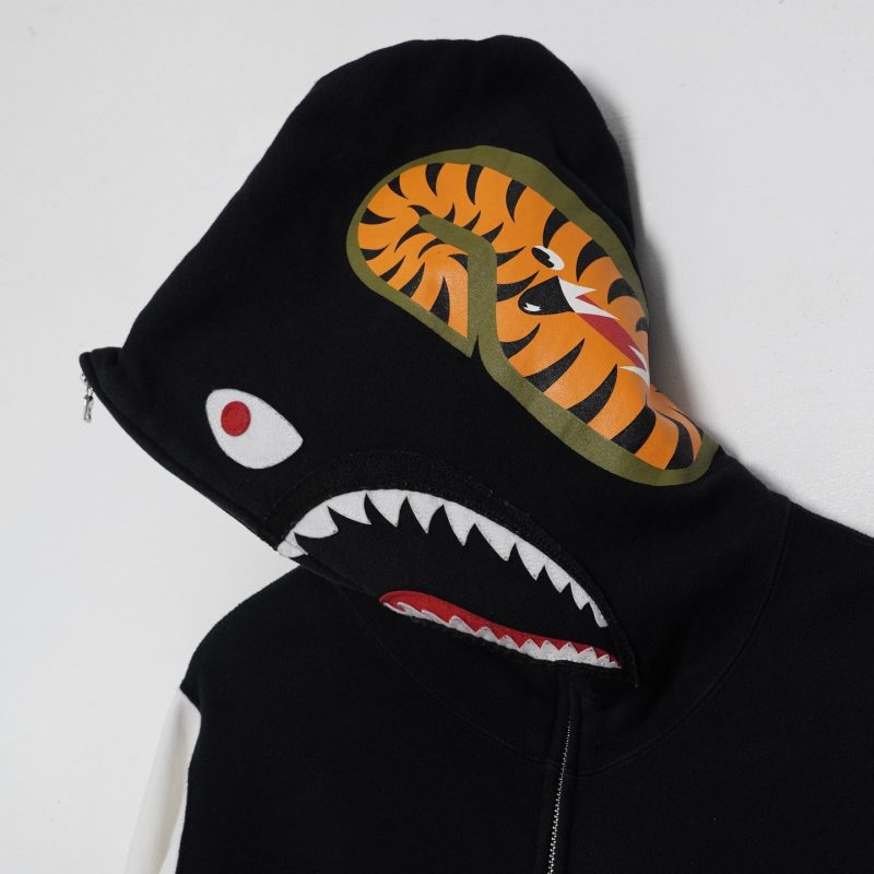 Bape Shack Hoodie Varsity Jacket - Hình ảnh 4
