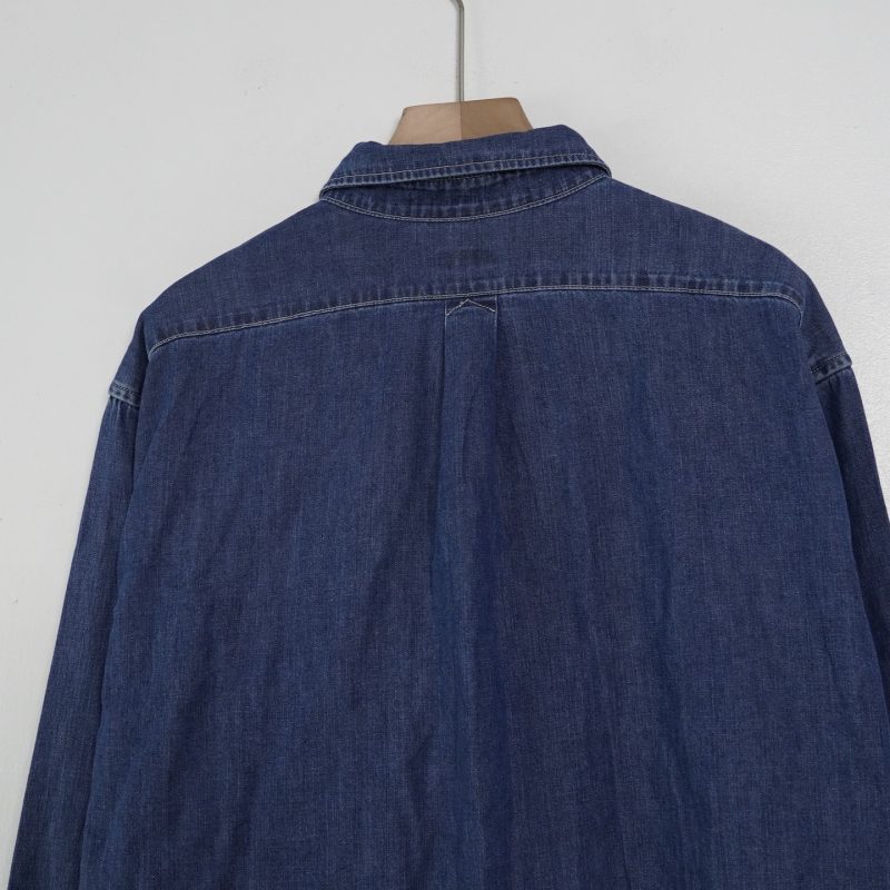 Kenzo Tiger Logo Washed Denim Shirt Vintager - Hình ảnh 10