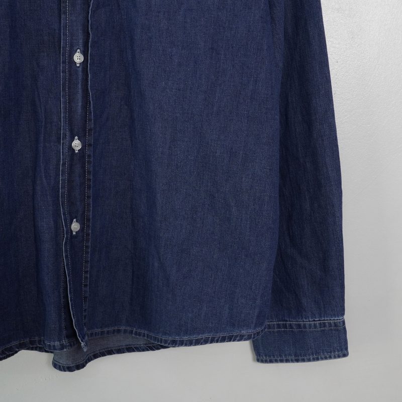 Kenzo Tiger Logo Washed Denim Shirt Vintager - Hình ảnh 6