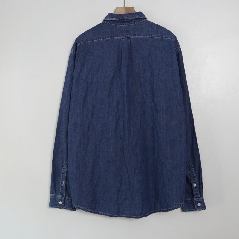 Kenzo Tiger Logo Washed Denim Shirt Vintager - Hình ảnh 8