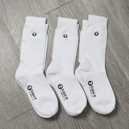 ✅combo 3 đôi tất Aape chất cotton dày dặn - Ảnh 4