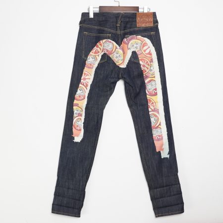 ✅ Evisu Daicock Raw Denim,