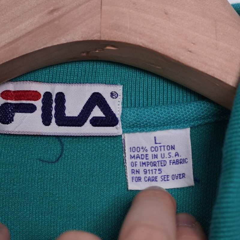 ✅ Polo Fila Burford, màu xanh vintage cực mới nha ae. - Ảnh 5