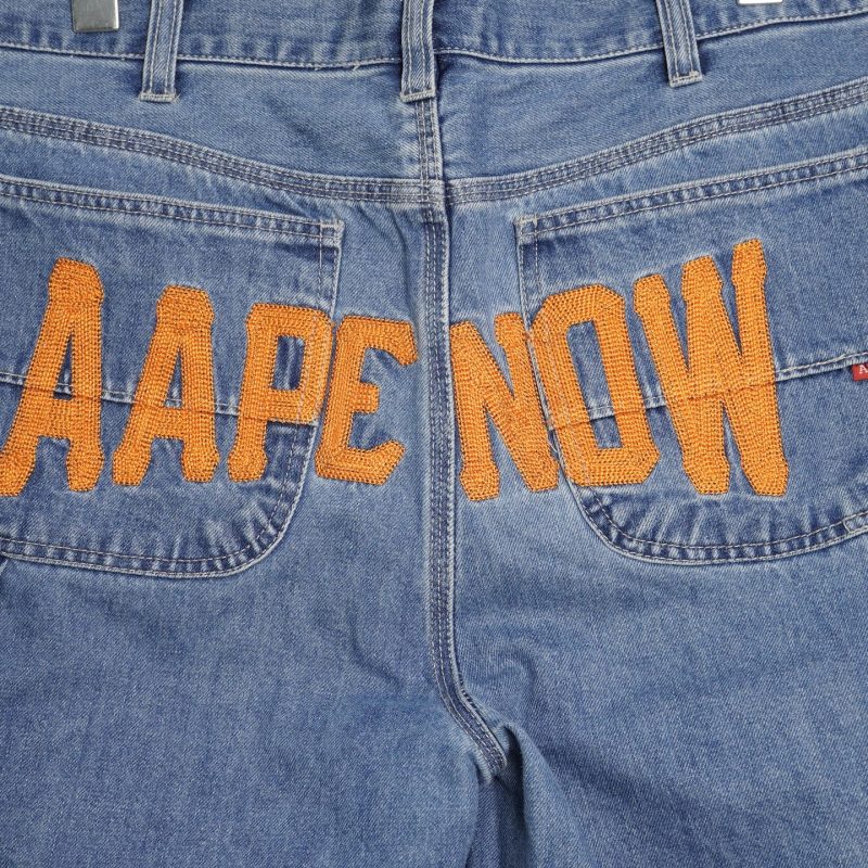 ✅Bape Aape Denim Carpenter Short - Ảnh 6