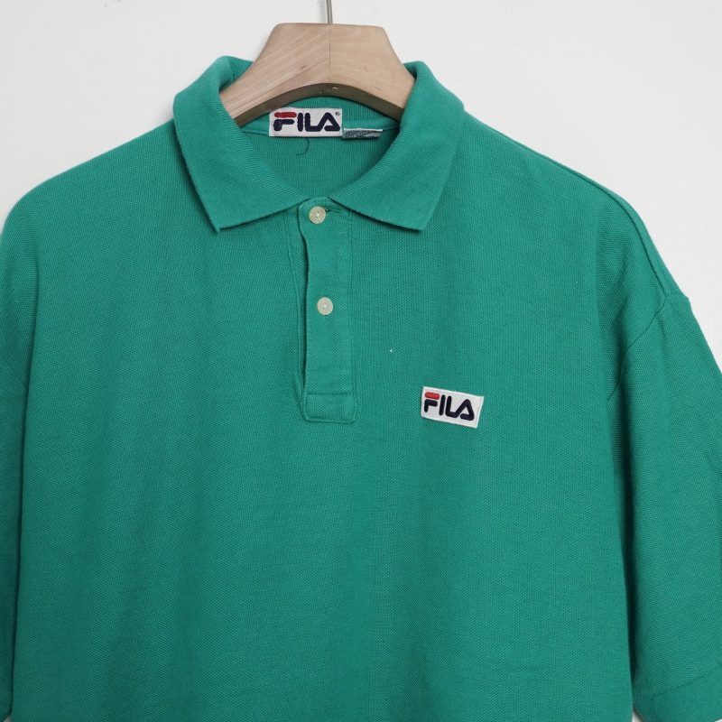 ✅ Polo Fila Burford, màu xanh vintage cực mới nha ae. - Ảnh 2